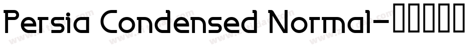 Persia Condensed Normal字体转换